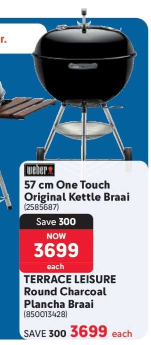 57 cm One Touch Original Kettle Braai