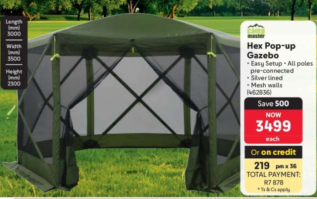 Hex Pop-up Gazebo