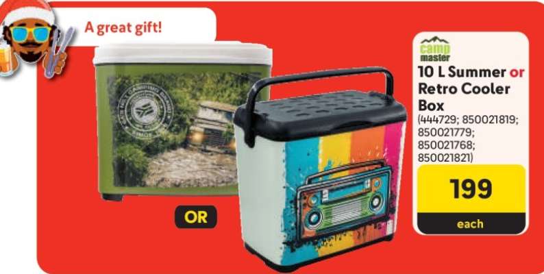 10 L Summer or Retro Cooler Box