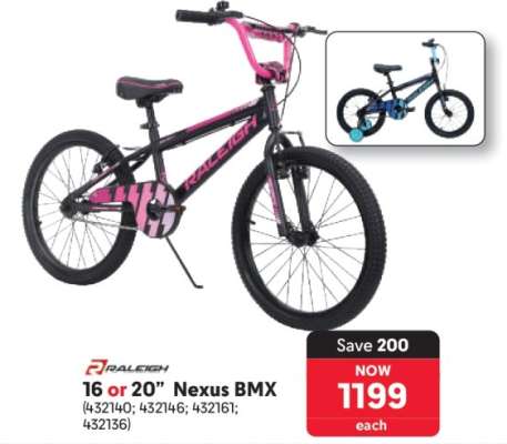 Raleigh 16 or 20” Nexus BMX