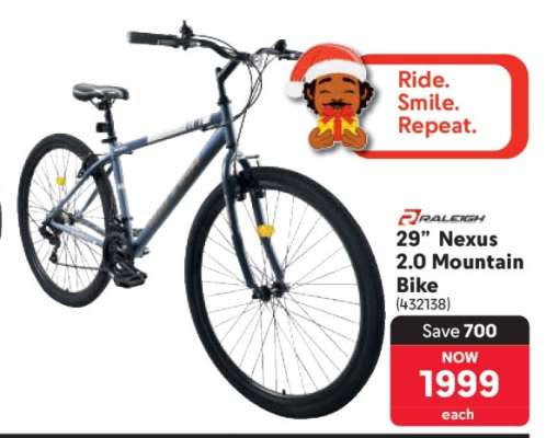 Raleigh 29” Nexus 2.0 Mountain Bike