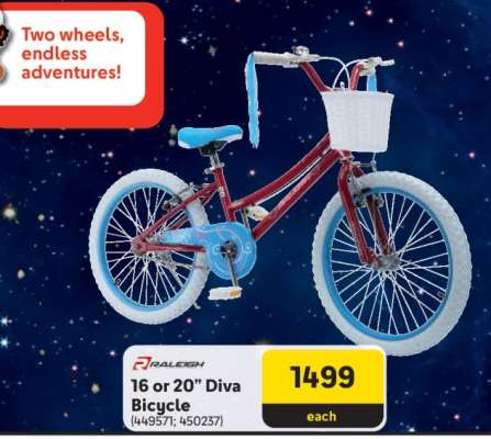 16" or 20" Diva Bicycle