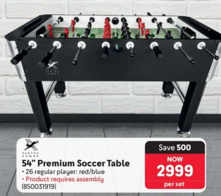 54” Premium Soccer Table