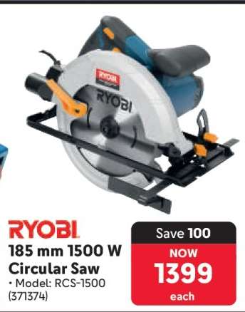 RYOBI 185 mm 1500 W Circular Saw