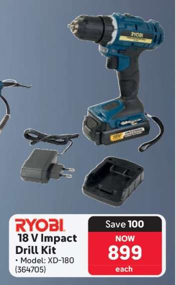 RYOBI 18 V Impact Drill Kit