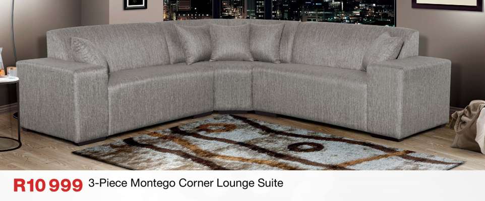 3-Piece Montego Corner Lounge Suite