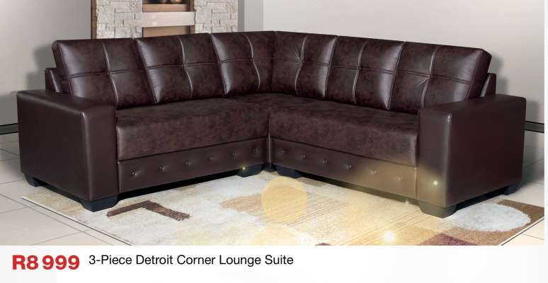 3-Piece Detroit Corner Lounge Suite
