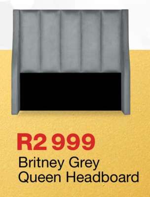 Britney Grey Queen Headboard