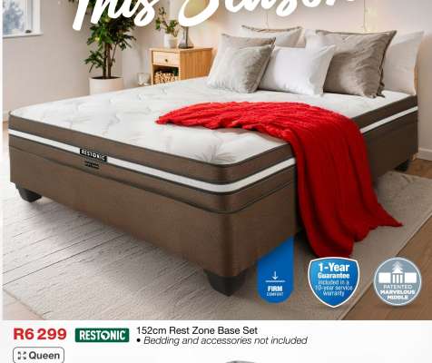 Restonic 152cm Rest Zone Base Set
