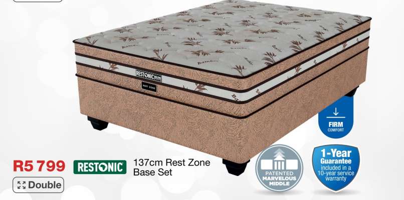 Restonic 137cm Rest Zone Base Set