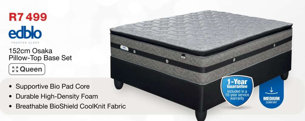 152cm Osaka Pillow-Top Base Set