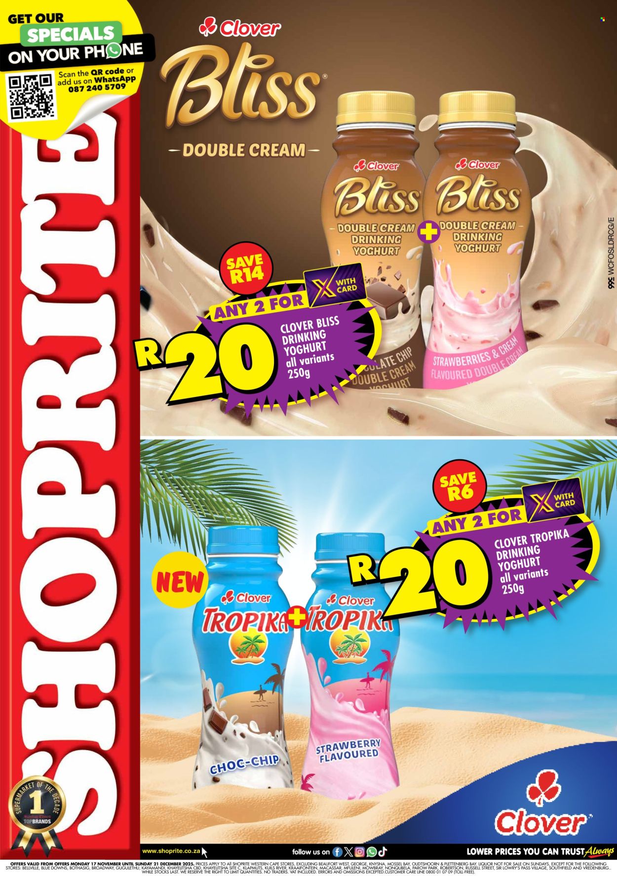 Shoprite specials - 17/11/2025 - 21/12/2025. Page 1