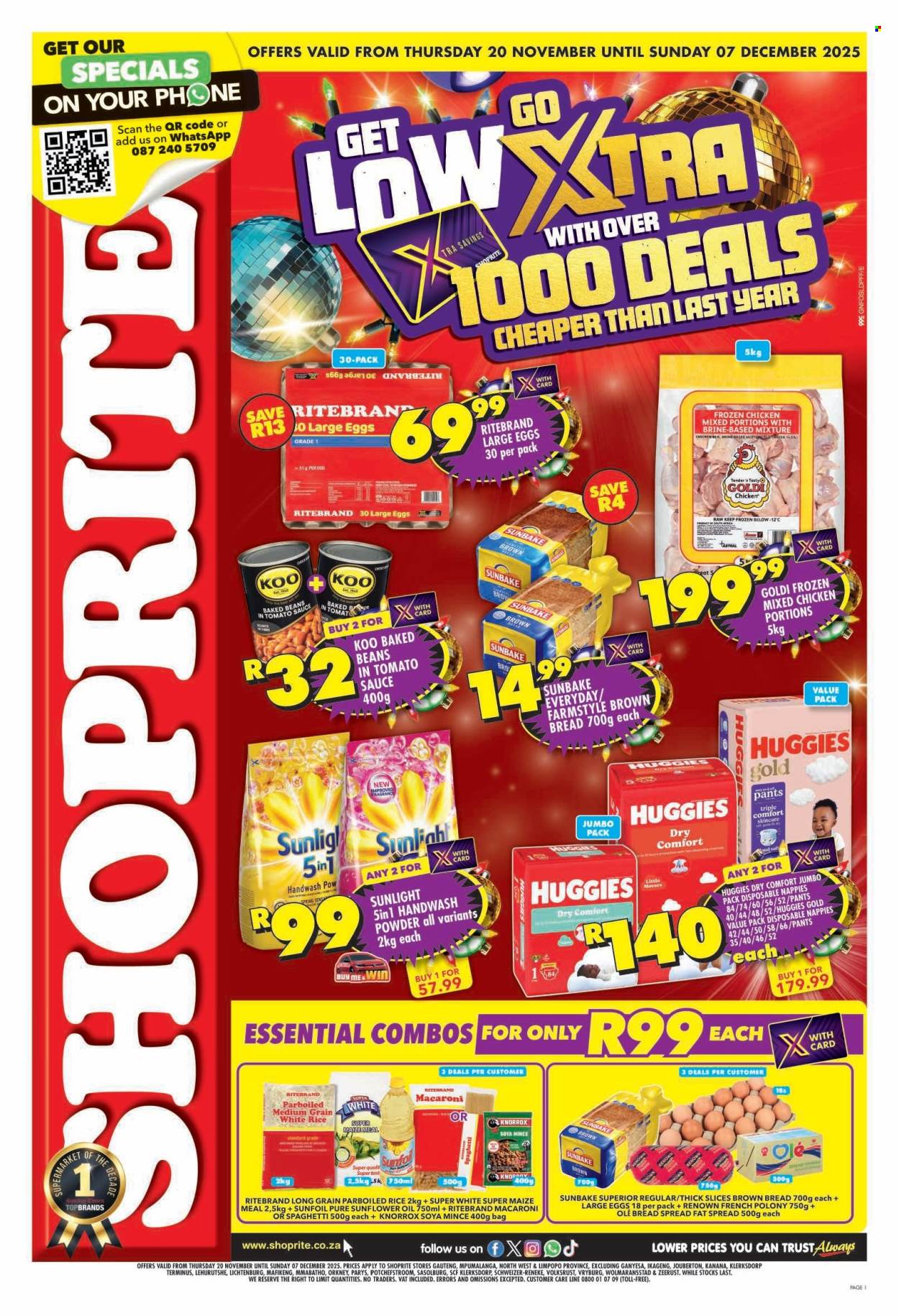 Shoprite specials - 20/11/2025 - 07/12/2025. Page 1