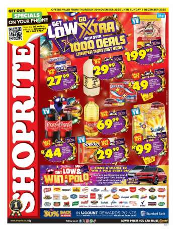 Shoprite catalogue  - 20/11/2025 - 07/12/2025.