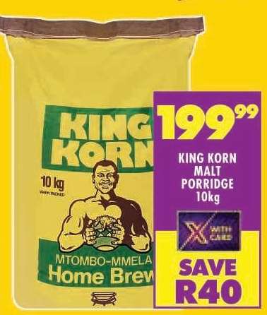 KING KORN MALT PORRIDGE 10kg