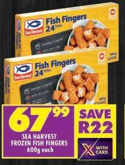 Sea Harvest Frozen Fish Fingers
