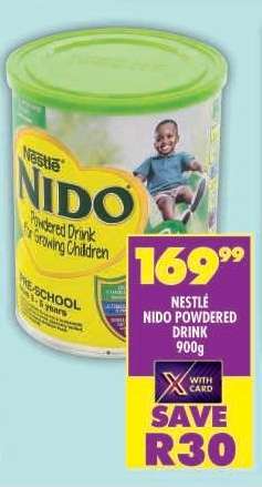NESTLÉ NIDO POWDERED DRINK 900g