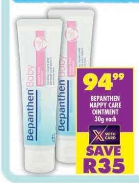 Bepanthen Nappy Care Ointment 30g each