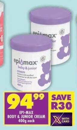 EPI-MAX BODY & JUNIOR CREAM