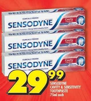 SENSODYNE Cavity & Sensitivity Toothpaste