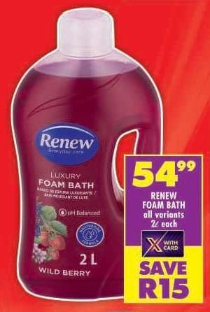 Renew Foam Bath