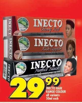 INECTO HAIR RANGE COLOUR
