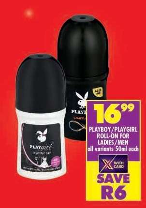PLAYBOY/PLAYGIRL ROLL-ON FOR LADIES/MEN