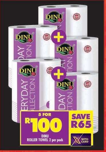 DINU ROLLER TOWEL 2 per pack