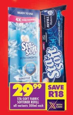 STA-SOFT FABRIC SOFTENER REFILL