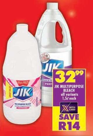 JIK multipurpose bleach