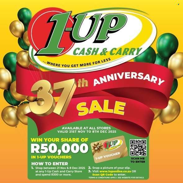 1UP Cash & Carry catalogue  - 21/11/2025 - 08/12/2025.