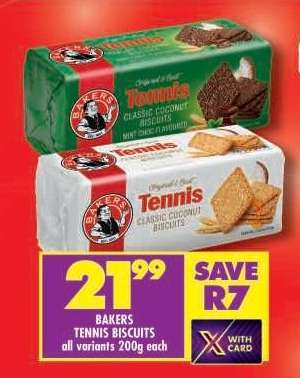 Bakers Tennis Biscuits
