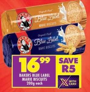 Bakers Blue Label Marie Biscuits