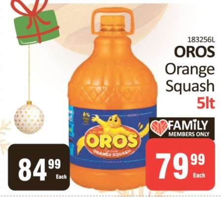 OROS Orange Squash 5lt