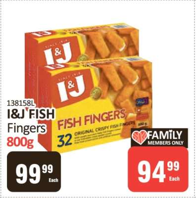 I&J FISH Fingers 800g