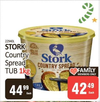 STORK Country Spread TUB 1kg