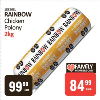 RAINBOW CHICKEN POLONY