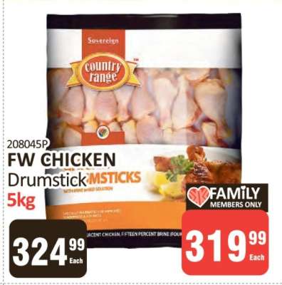 FW CHICKEN Drumstick 5kg