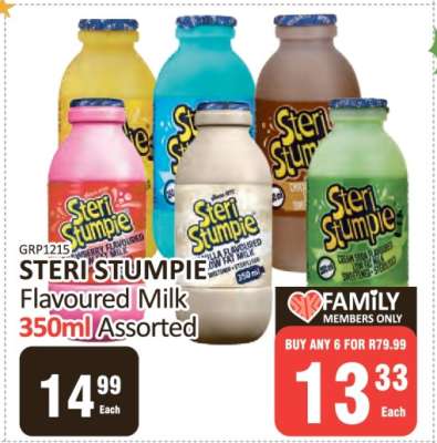 Steri Stumpie Flavoured Milk