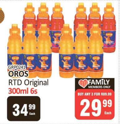 OROS RTD Original 300ml 6s