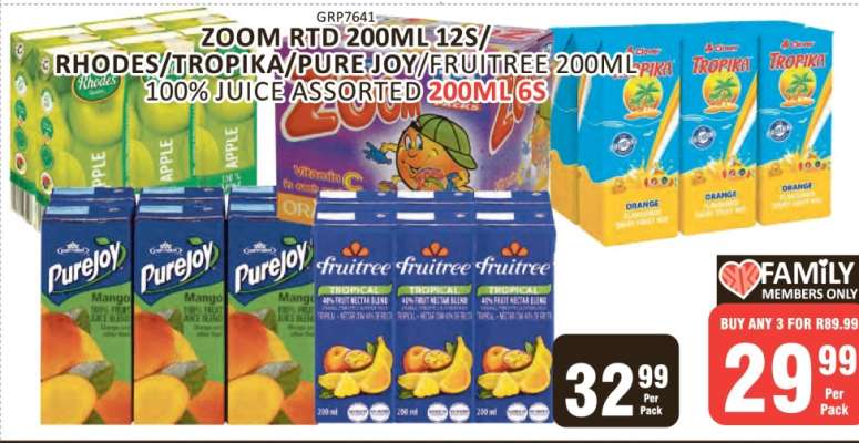 ZOOM RTD 200ML 12S/RHODES/TROPIKA/PURE JOY/FRUITREE 200ML