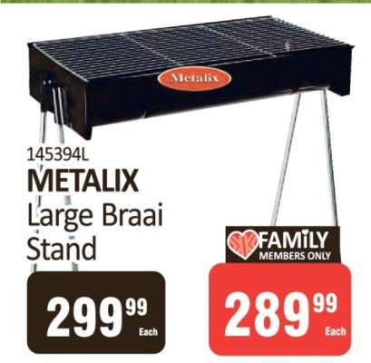 METALIX Large Braai Stand