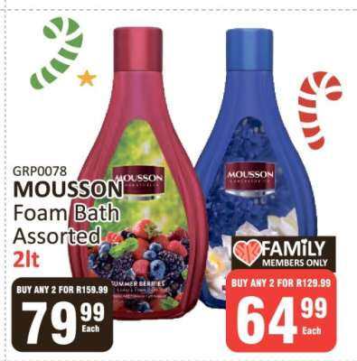 MOUSSON Foam Bath Assorted 2lt