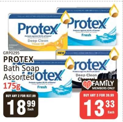 PROTEX Bath Soap Assorted 175g