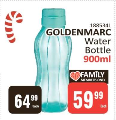 GOLDENMARC Water Bottle 900ml