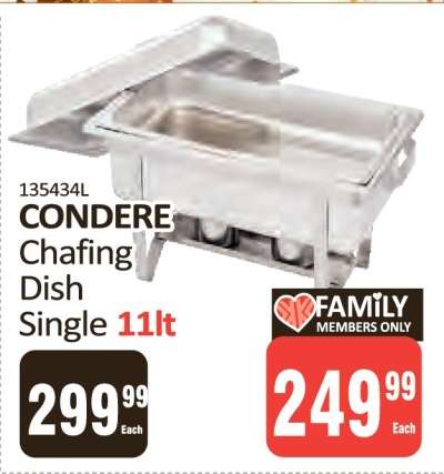 CONDERE Chafing Dish Single 11lt