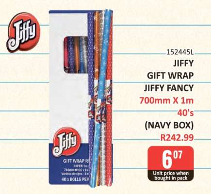 Jiffy Gift Wrap Jiffy Fancy
