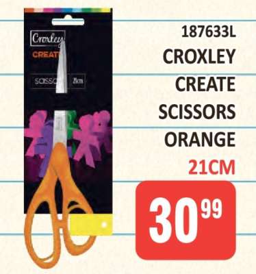 Croxley Create Scissors Orange