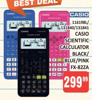 CASIO SCIENTIFIC CALCULATOR FX-82ZA