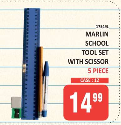 Marlin School Tool Set with Scissor
